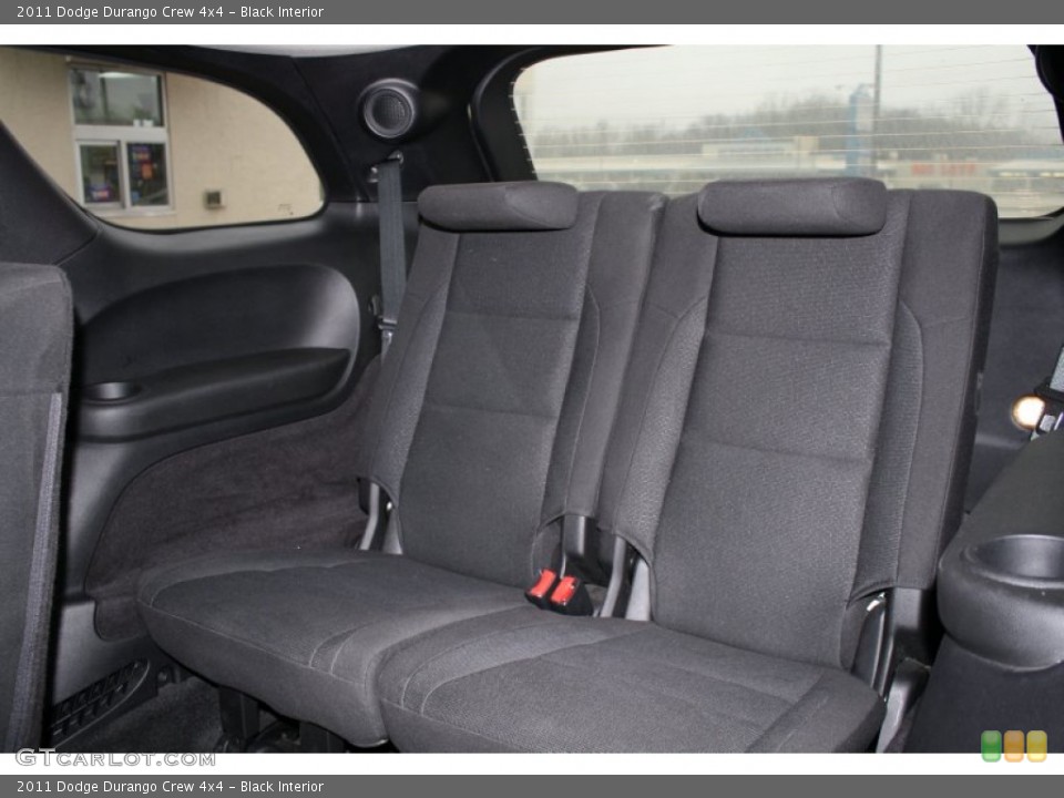 Black Interior Rear Seat for the 2011 Dodge Durango Crew 4x4 #60026900