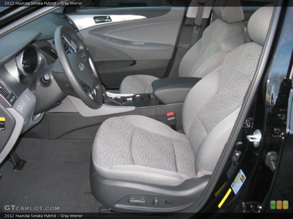 Gray Interior Front Seat for the 2012 Hyundai Sonata Hybrid #60028391