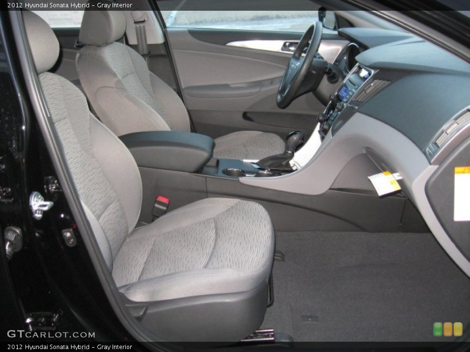 Gray Interior Photo for the 2012 Hyundai Sonata Hybrid #60028448