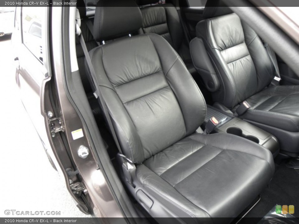 Black Interior Front Seat for the 2010 Honda CR-V EX-L #60028463