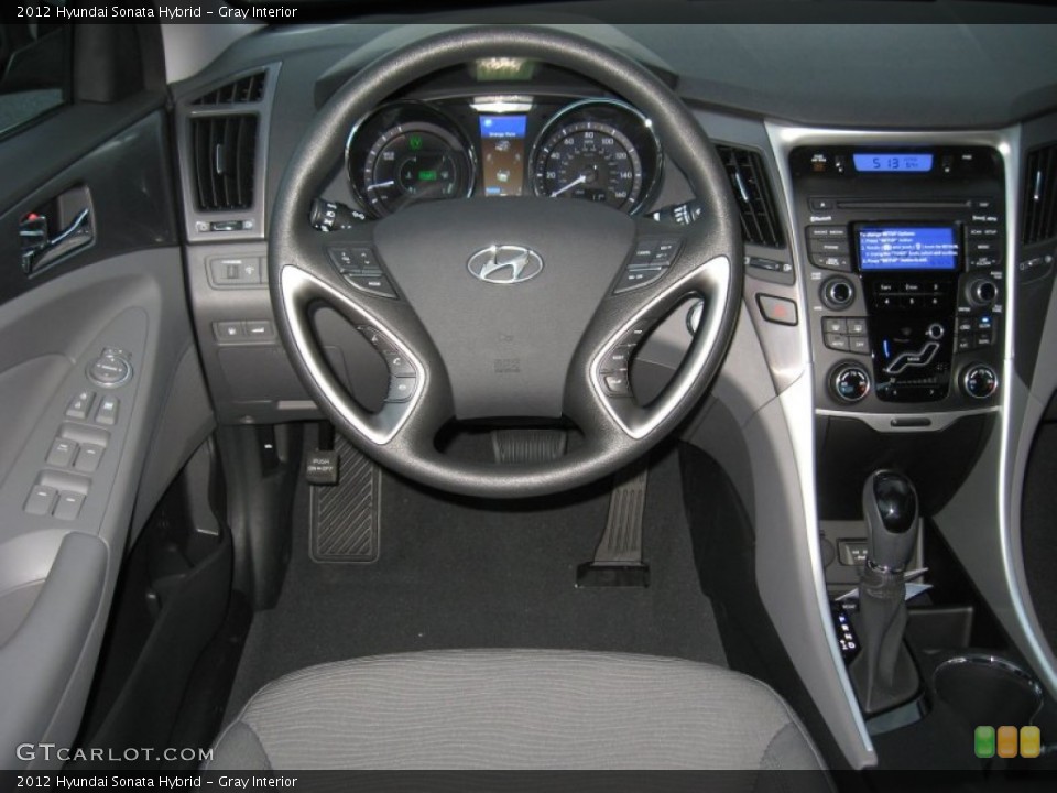 Gray Interior Photo for the 2012 Hyundai Sonata Hybrid #60028475