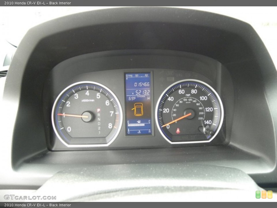 Black Interior Gauges for the 2010 Honda CR-V EX-L #60028583
