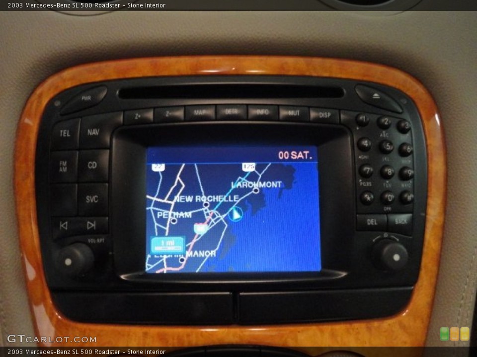 Stone Interior Navigation for the 2003 Mercedes-Benz SL 500 Roadster #60029363