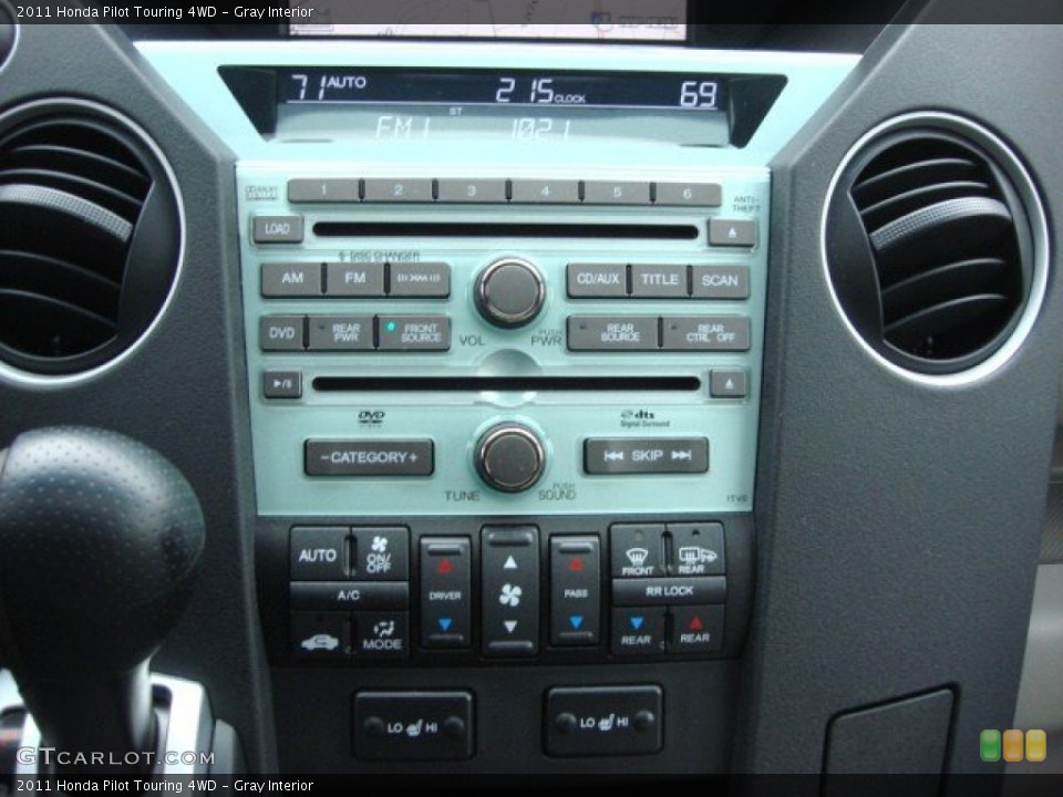 Gray Interior Controls for the 2011 Honda Pilot Touring 4WD #60030392