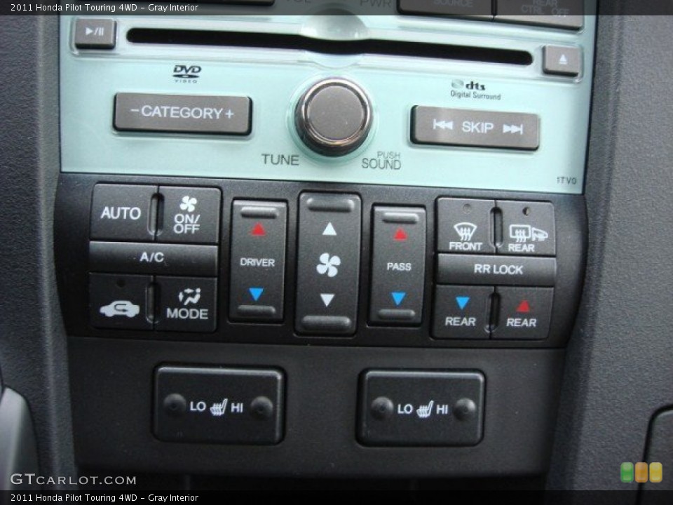 Gray Interior Controls for the 2011 Honda Pilot Touring 4WD #60030398