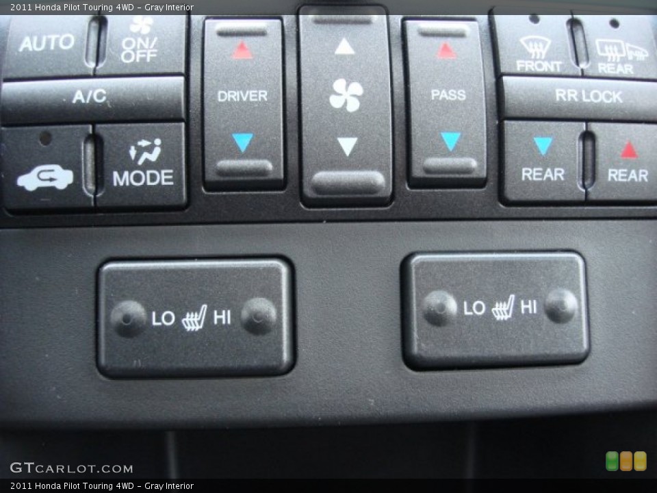 Gray Interior Controls for the 2011 Honda Pilot Touring 4WD #60030407