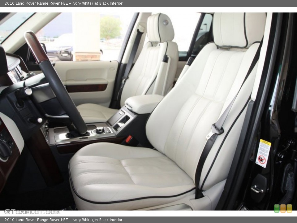 Ivory White/Jet Black Interior Front Seat for the 2010 Land Rover Range Rover HSE #60030863