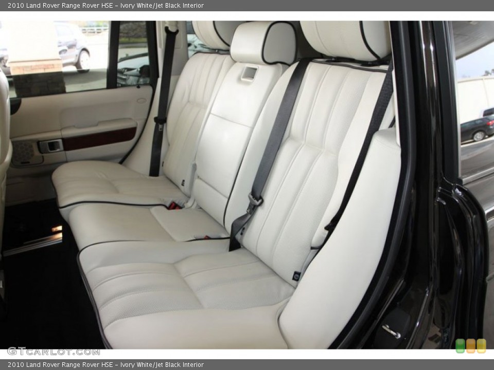 Ivory White/Jet Black Interior Rear Seat for the 2010 Land Rover Range Rover HSE #60030872
