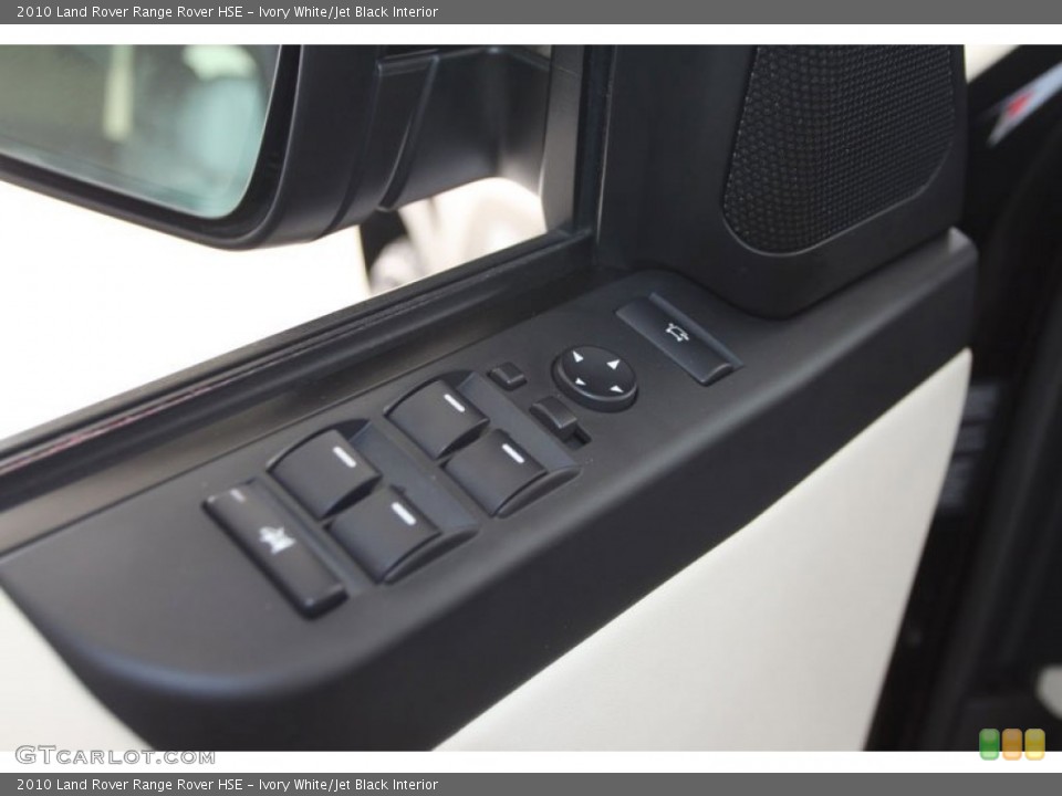 Ivory White/Jet Black Interior Controls for the 2010 Land Rover Range Rover HSE #60030983