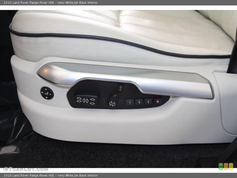 Ivory White/Jet Black Interior Controls for the 2010 Land Rover Range Rover HSE #60030992