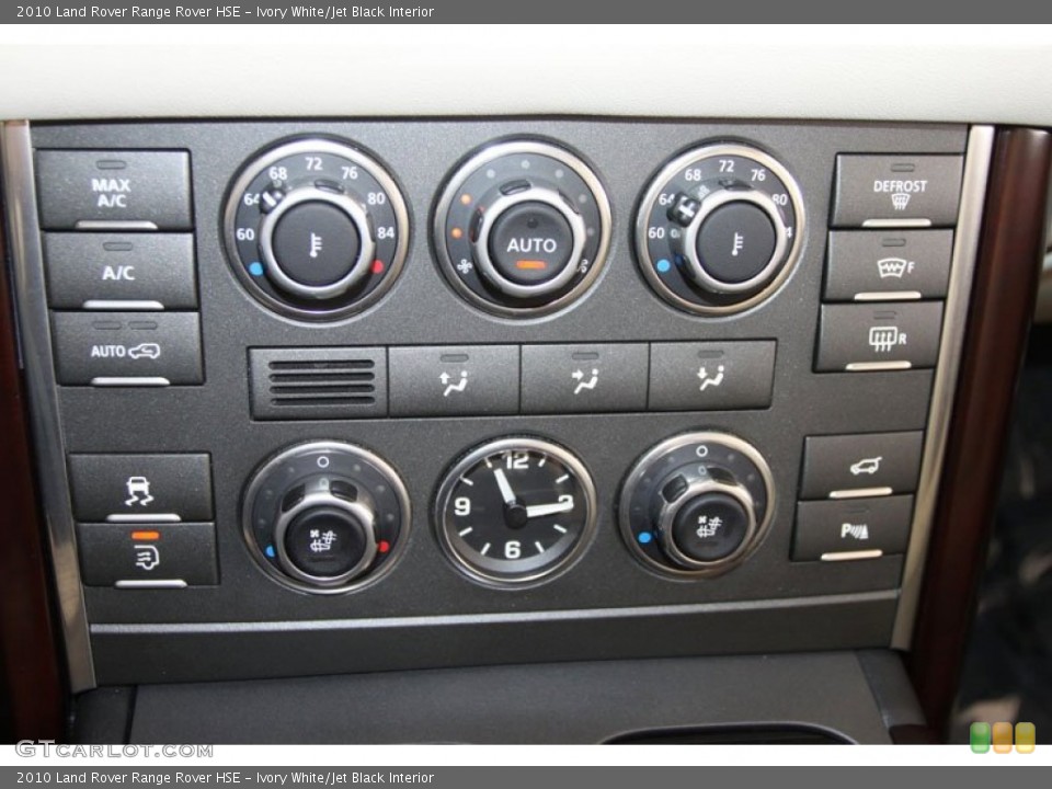 Ivory White/Jet Black Interior Controls for the 2010 Land Rover Range Rover HSE #60031031