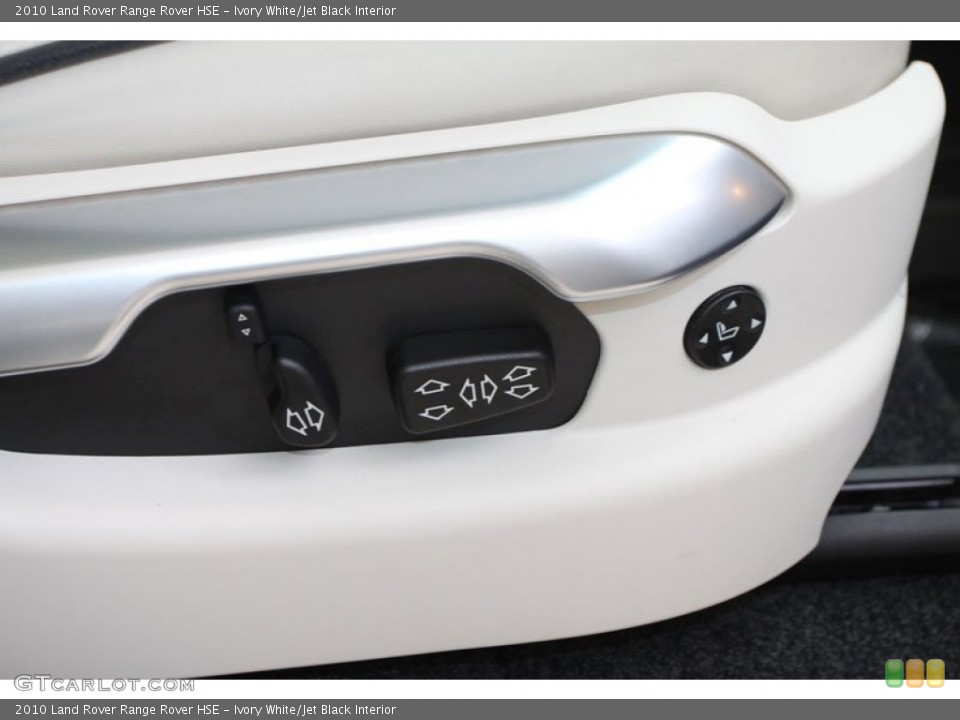 Ivory White/Jet Black Interior Controls for the 2010 Land Rover Range Rover HSE #60031283