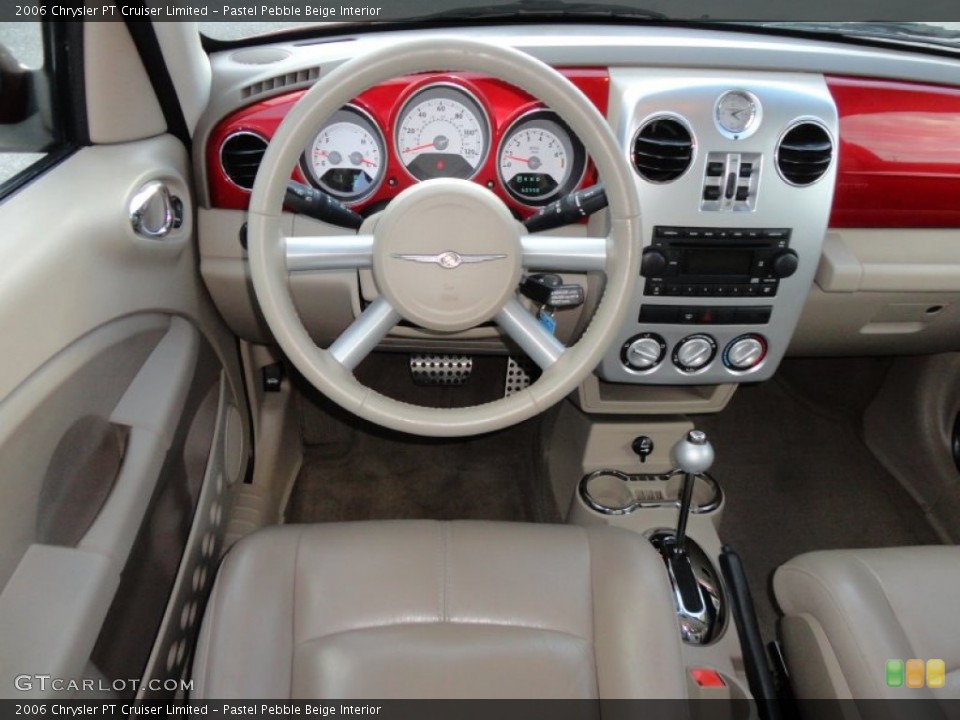 Pastel Pebble Beige Interior Dashboard for the 2006 Chrysler PT Cruiser Limited #60031700