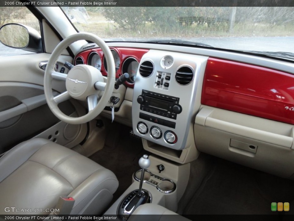 Pastel Pebble Beige Interior Dashboard for the 2006 Chrysler PT Cruiser Limited #60031760