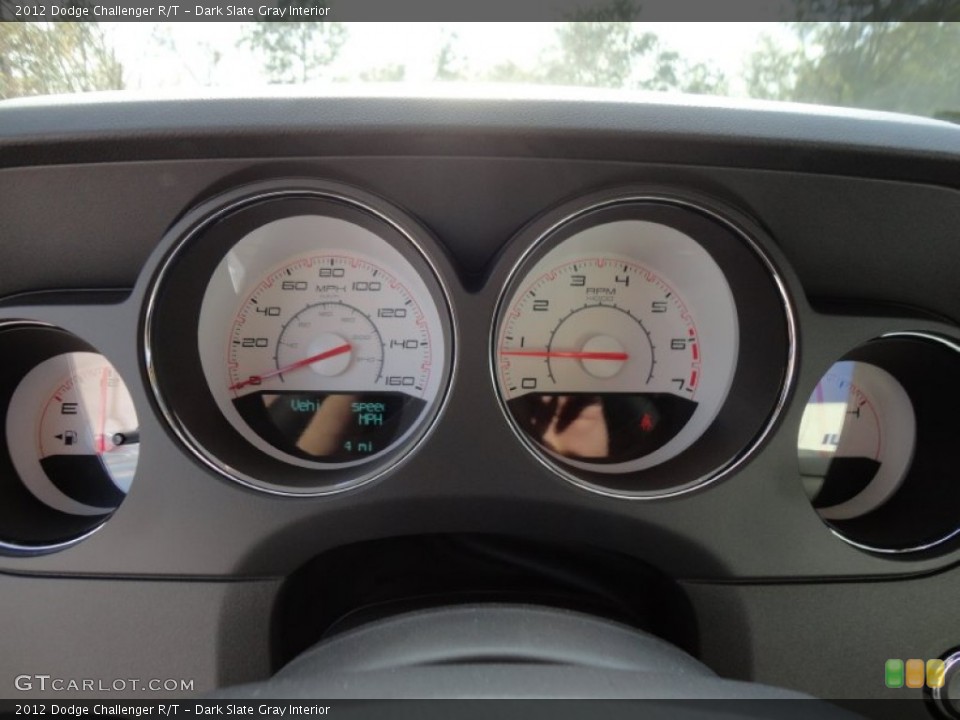 Dark Slate Gray Interior Gauges for the 2012 Dodge Challenger R/T #60032330