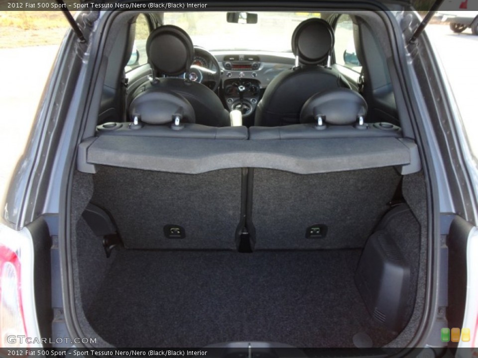 Sport Tessuto Nero/Nero (Black/Black) Interior Trunk for the 2012 Fiat 500 Sport #60032918