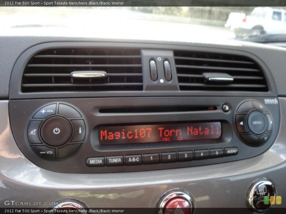 Sport Tessuto Nero/Nero (Black/Black) Interior Audio System for the 2012 Fiat 500 Sport #60033092