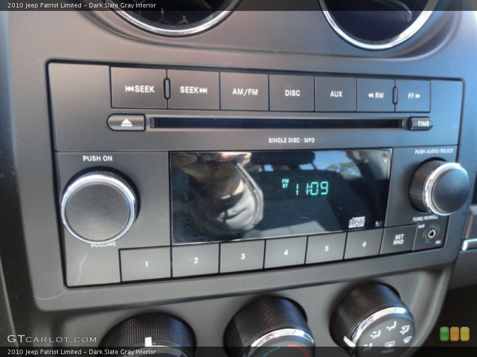 Dark Slate Gray Interior Audio System for the 2010 Jeep Patriot Limited #60033824