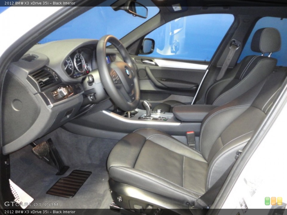 Black Interior Photo for the 2012 BMW X3 xDrive 35i #60035816