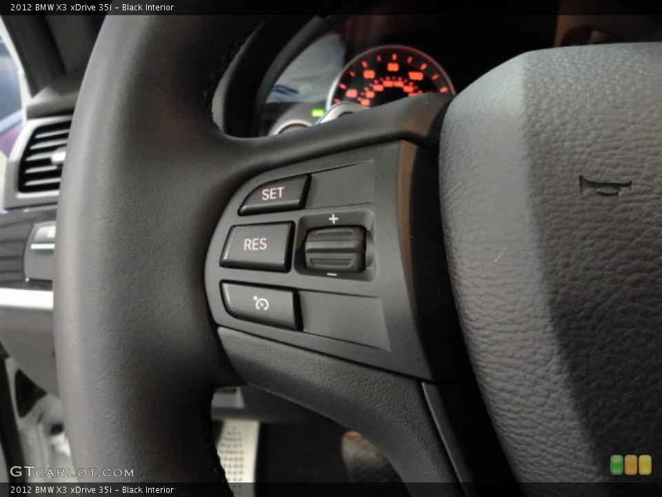 Black Interior Controls for the 2012 BMW X3 xDrive 35i #60035843
