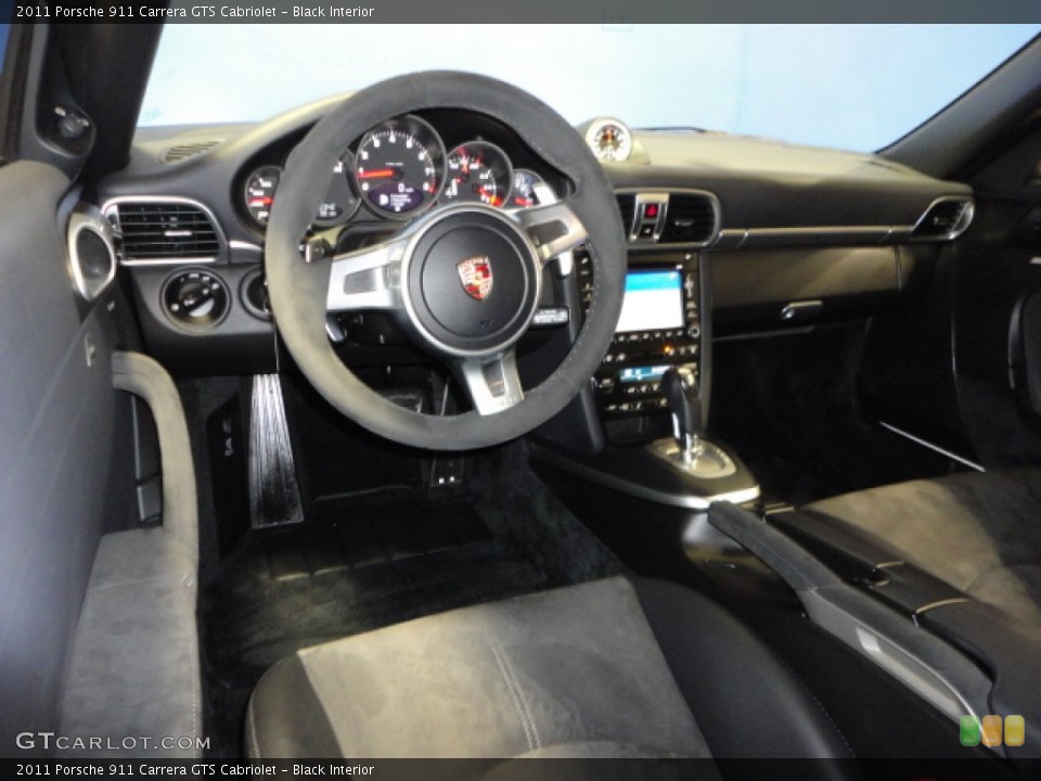 Black Interior Dashboard for the 2011 Porsche 911 Carrera GTS Cabriolet #60036998