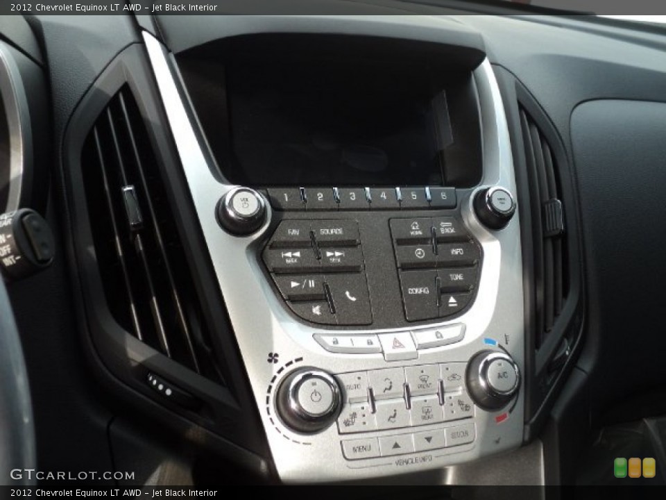 Jet Black Interior Controls for the 2012 Chevrolet Equinox LT AWD #60040187