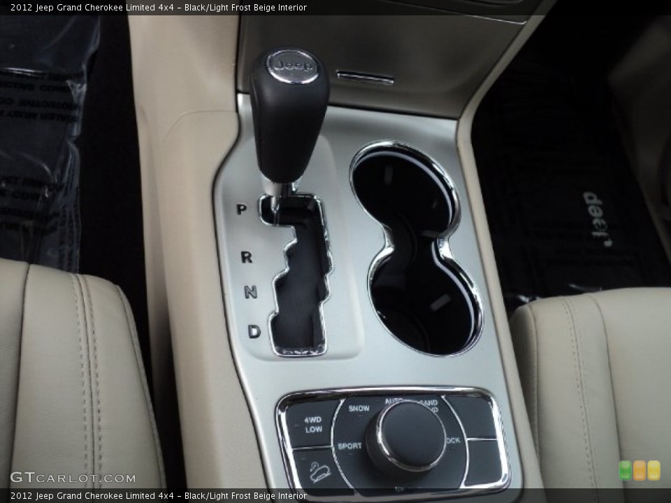 Black/Light Frost Beige Interior Transmission for the 2012 Jeep Grand Cherokee Limited 4x4 #60040268