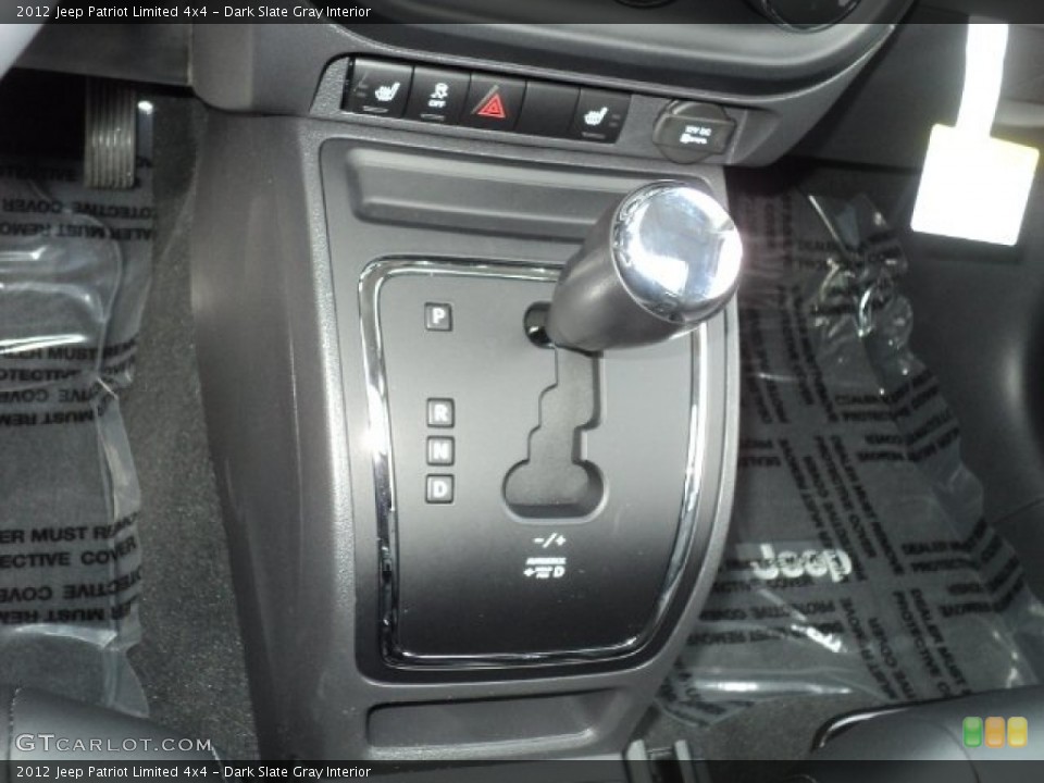Dark Slate Gray Interior Transmission for the 2012 Jeep Patriot Limited 4x4 #60040631