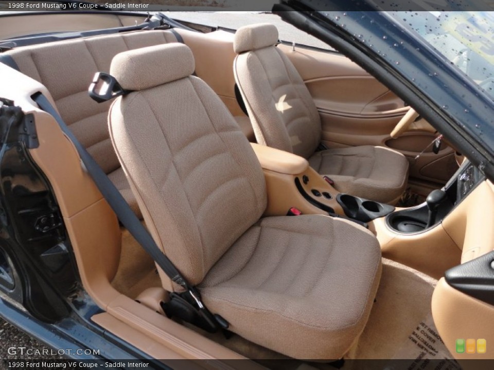 Saddle Interior Photo for the 1998 Ford Mustang V6 Coupe #60041504