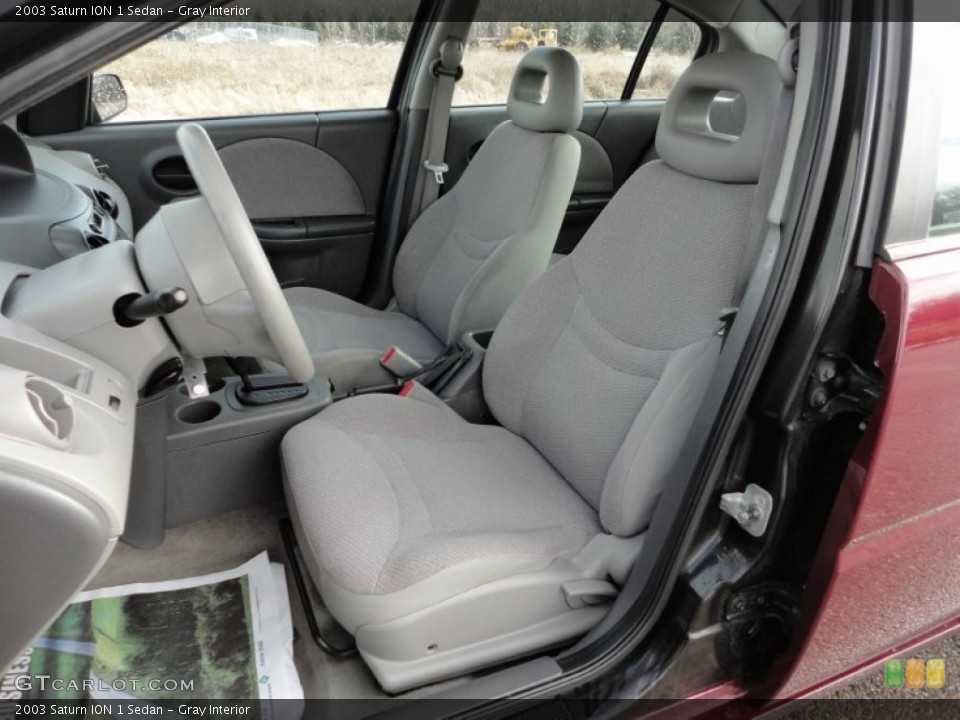 Gray Interior Front Seat for the 2003 Saturn ION 1 Sedan #60042167