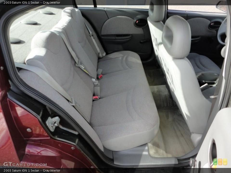 Gray Interior Rear Seat for the 2003 Saturn ION 1 Sedan #60042257