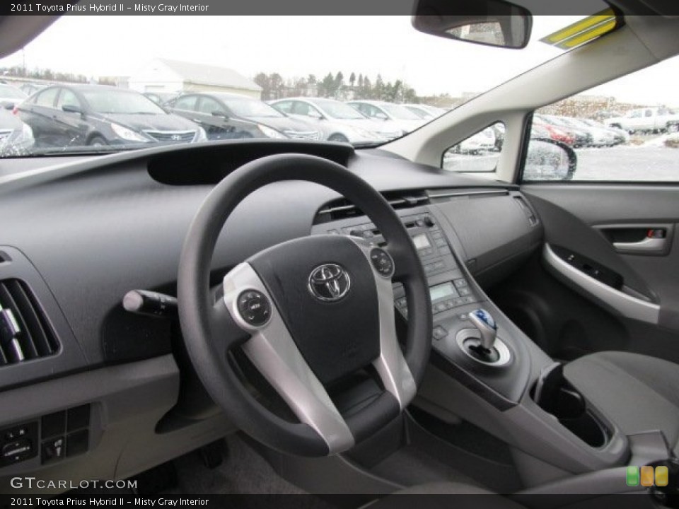 Misty Gray Interior Photo for the 2011 Toyota Prius Hybrid II #60043121