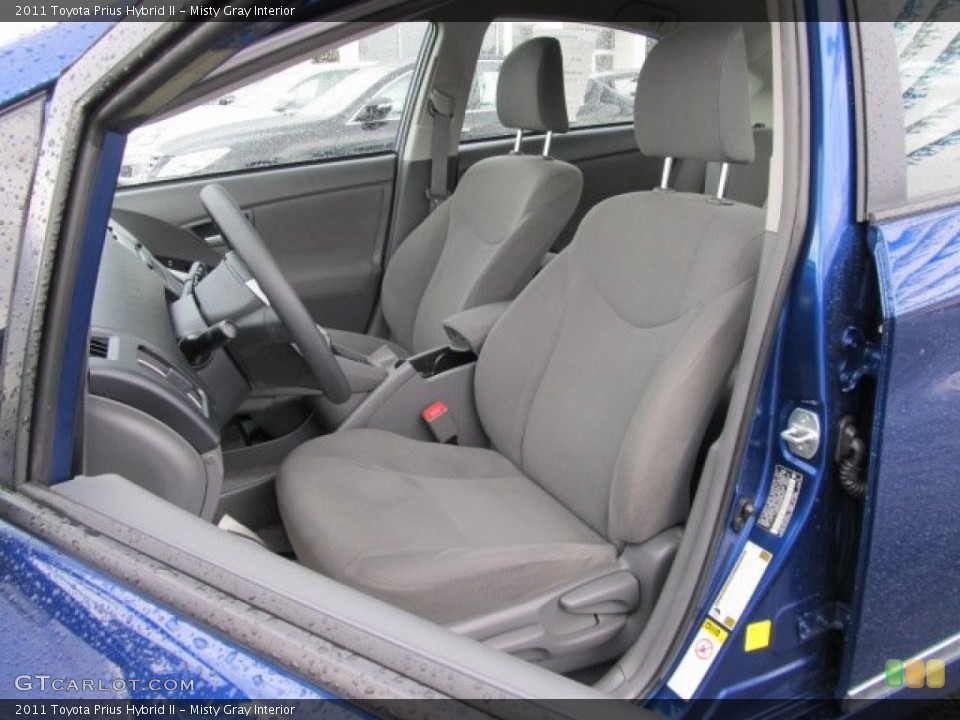 Misty Gray Interior Front Seat for the 2011 Toyota Prius Hybrid II #60043133