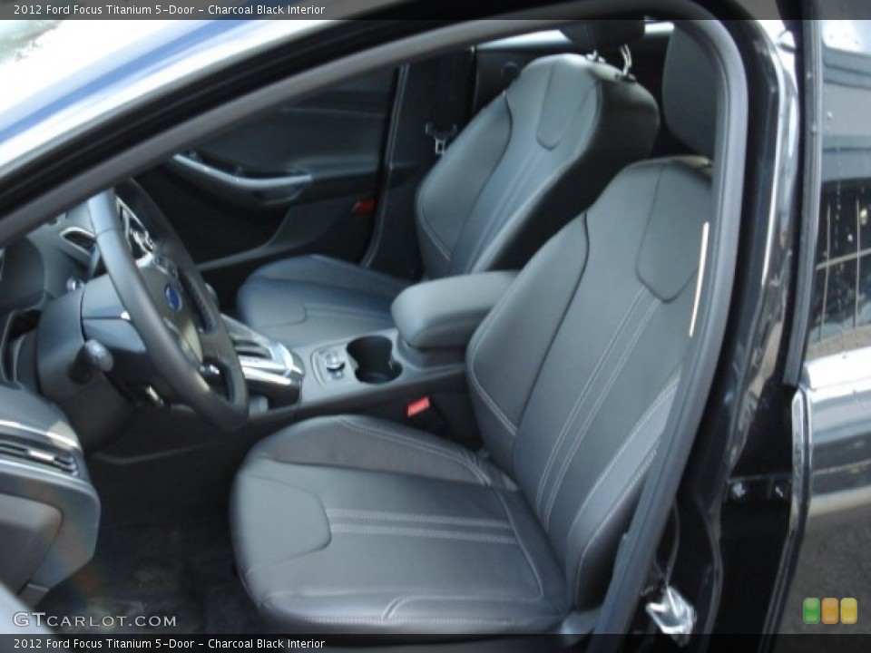 Charcoal Black Interior Front Seat for the 2012 Ford Focus Titanium 5-Door #60044252