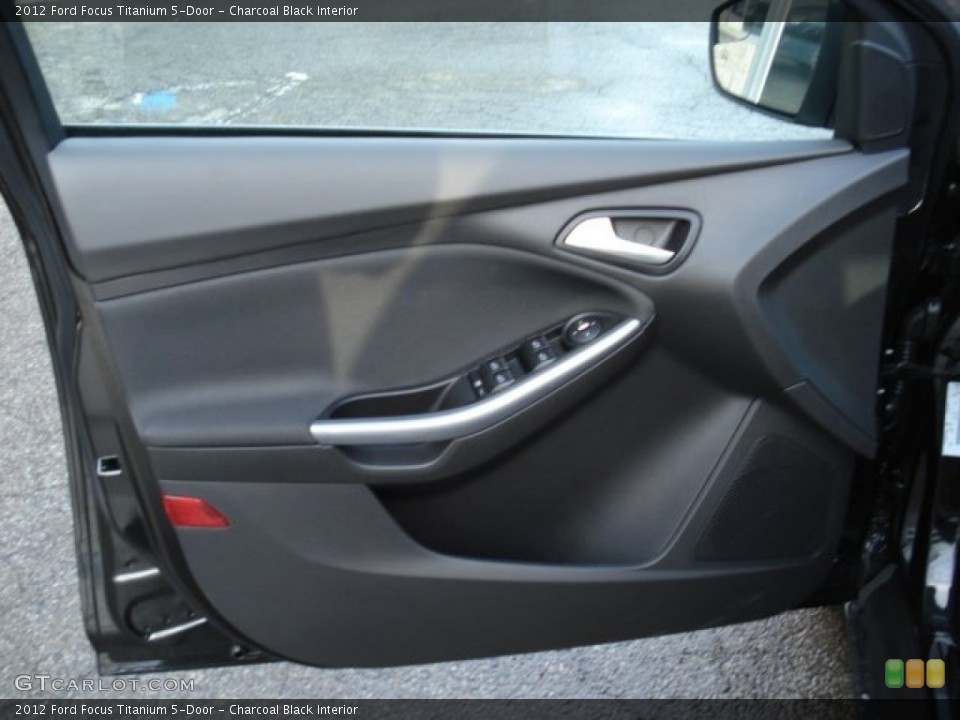 Charcoal Black Interior Door Panel for the 2012 Ford Focus Titanium 5-Door #60044258
