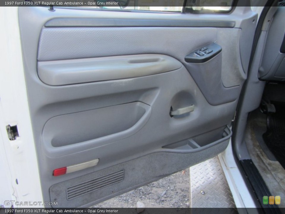 Opal Grey Interior Door Panel for the 1997 Ford F350 XLT Regular Cab Ambulance #60050611