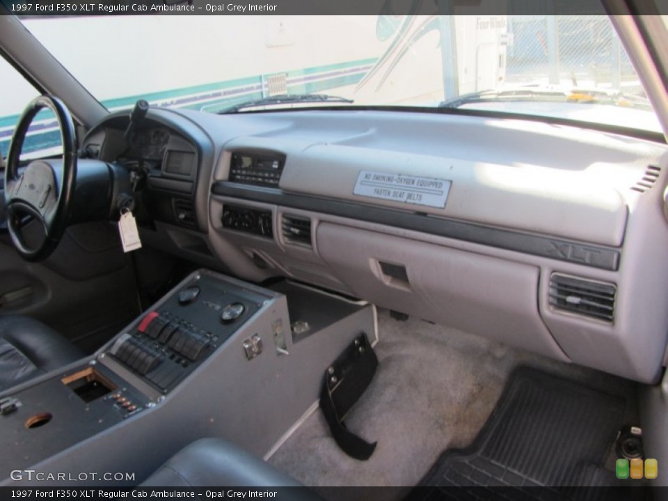Opal Grey Interior Dashboard for the 1997 Ford F350 XLT Regular Cab Ambulance #60050632