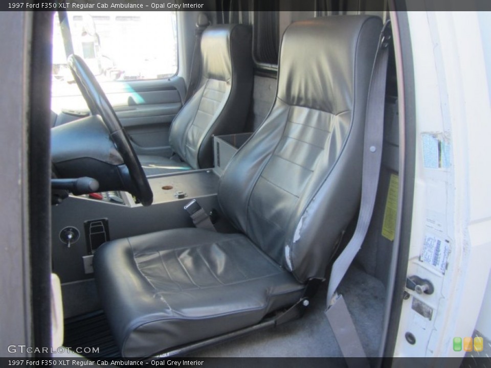 Opal Grey Interior Front Seat for the 1997 Ford F350 XLT Regular Cab Ambulance #60050652