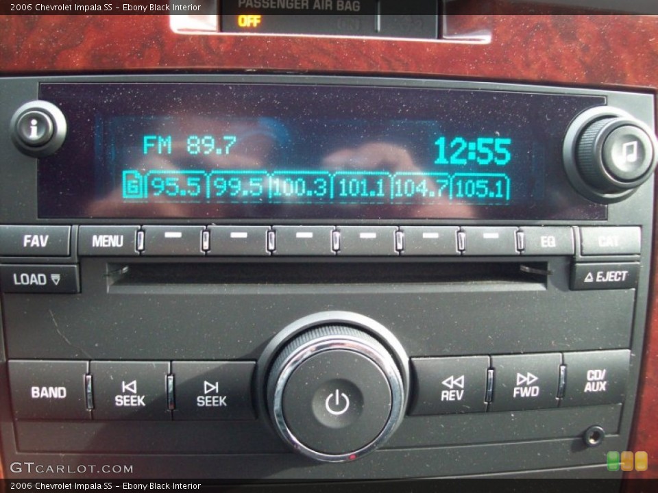 Ebony Black Interior Audio System for the 2006 Chevrolet Impala SS #60053631