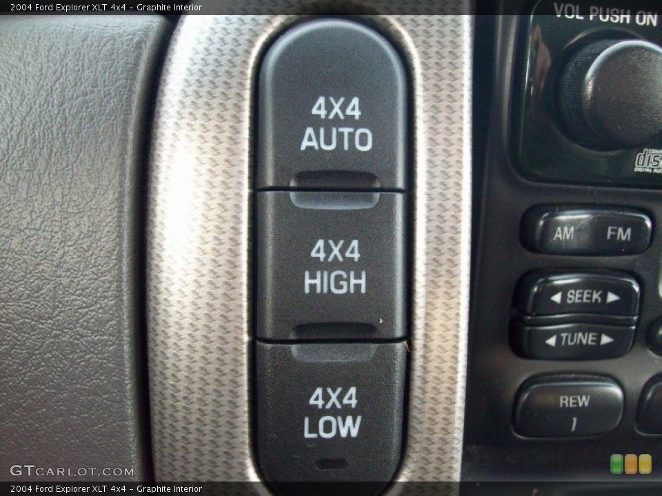 Graphite Interior Controls for the 2004 Ford Explorer XLT 4x4 #60054451
