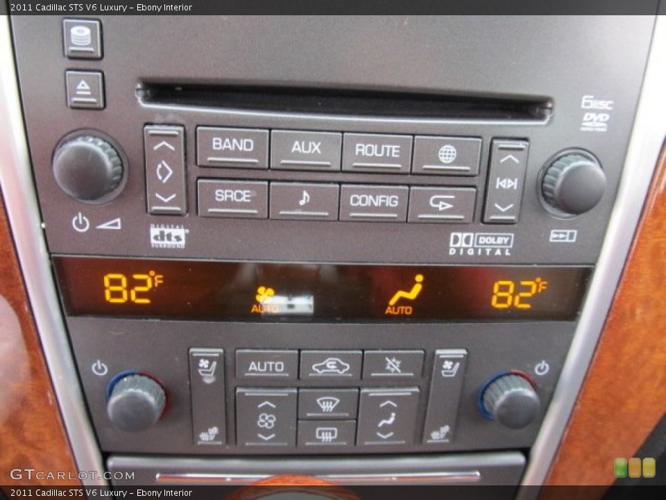 Ebony Interior Controls for the 2011 Cadillac STS V6 Luxury #60055240