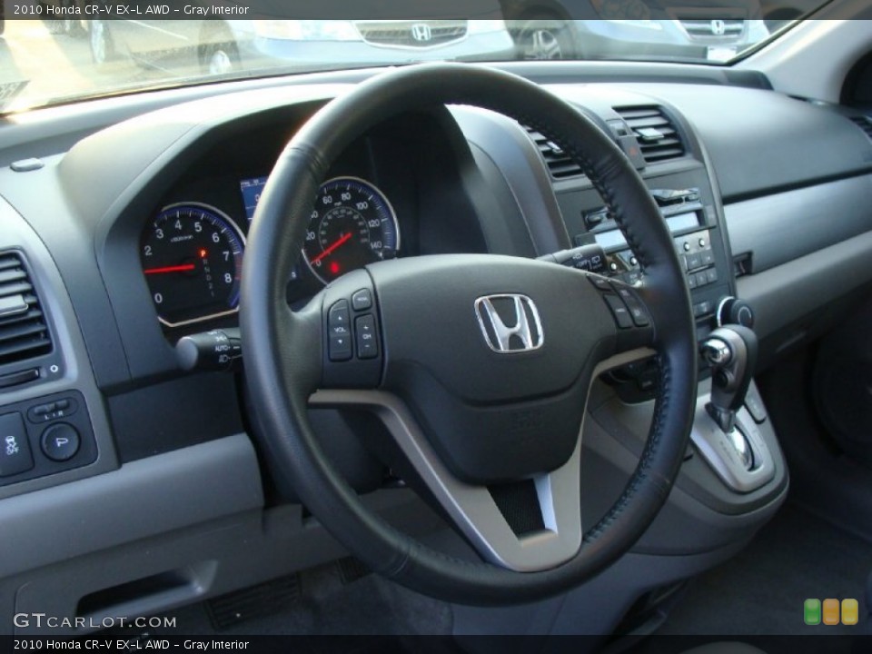 Gray Interior Steering Wheel for the 2010 Honda CR-V EX-L AWD #60055461