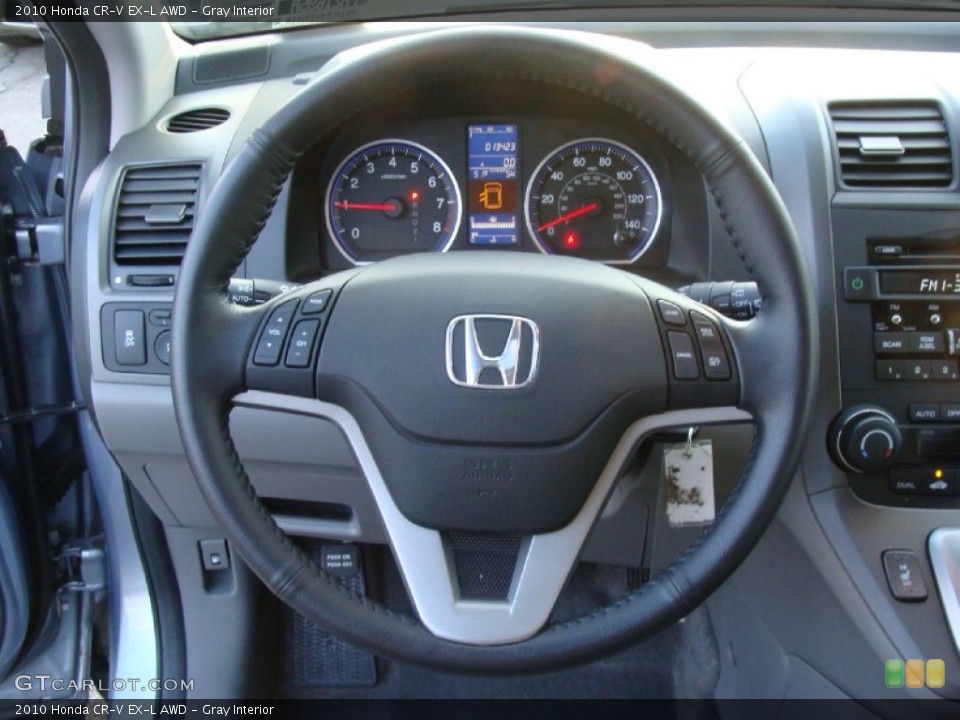 Gray Interior Steering Wheel for the 2010 Honda CR-V EX-L AWD #60055489