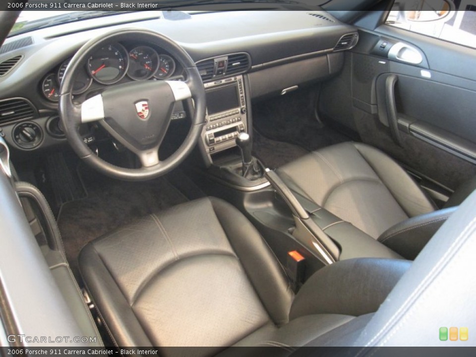 Black Interior Photo for the 2006 Porsche 911 Carrera Cabriolet #60061335