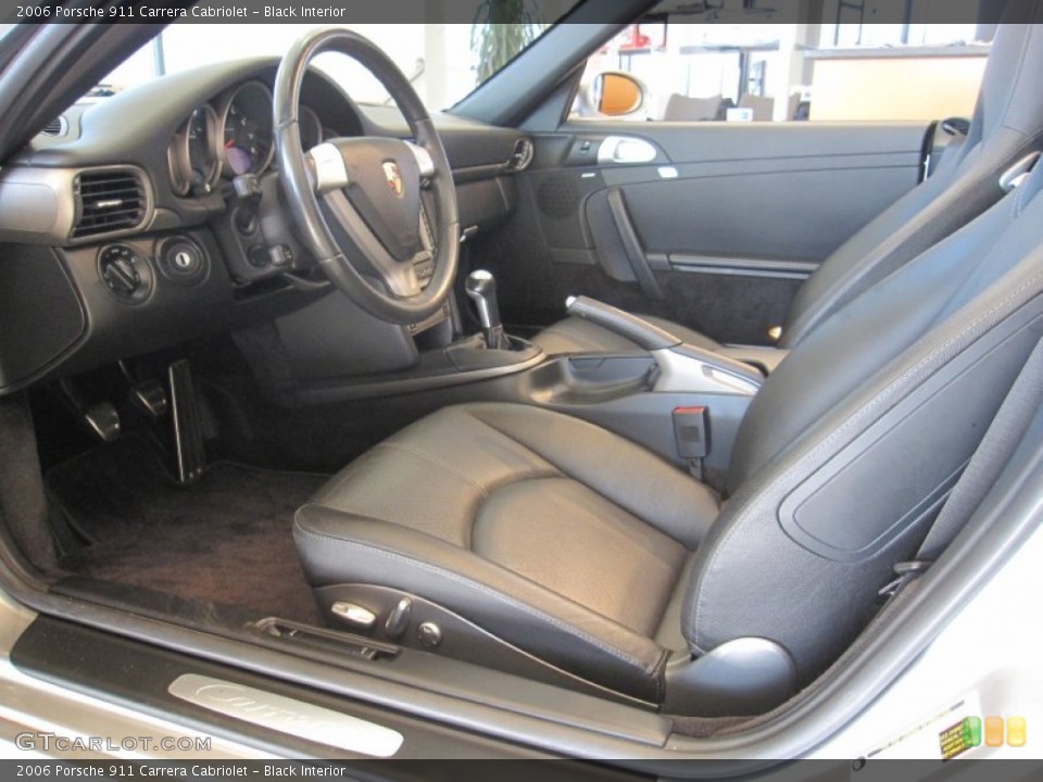 Black Interior Photo for the 2006 Porsche 911 Carrera Cabriolet #60061350
