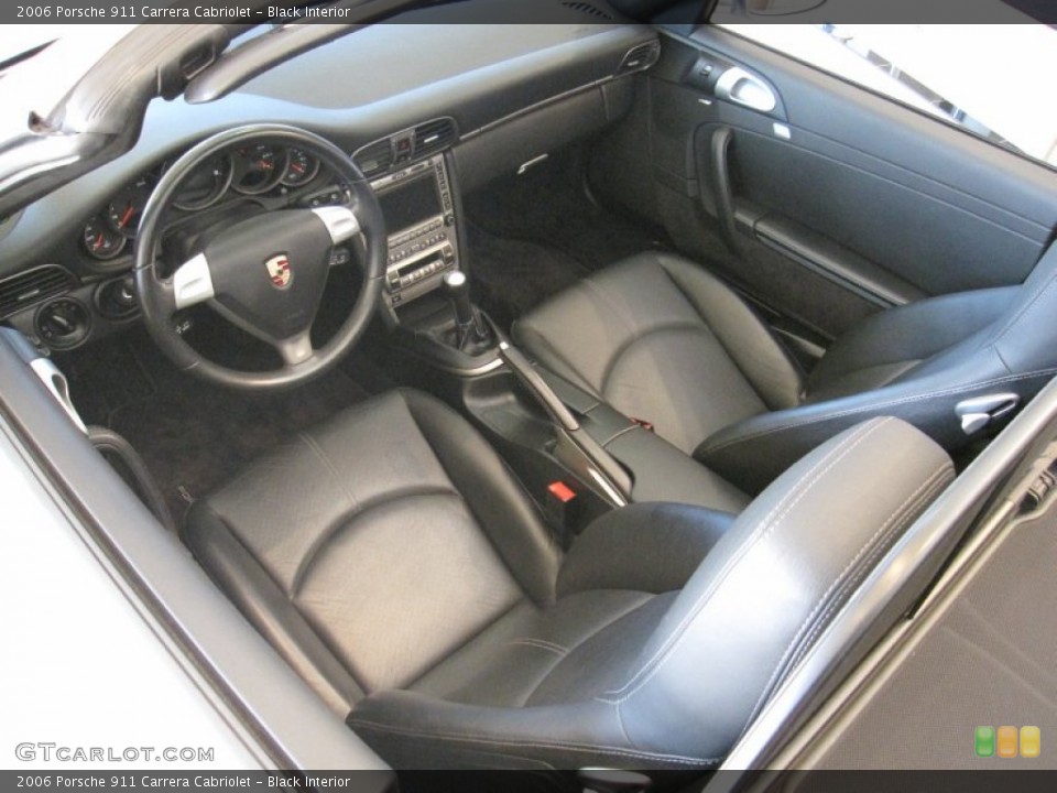 Black Interior Photo for the 2006 Porsche 911 Carrera Cabriolet #60061445