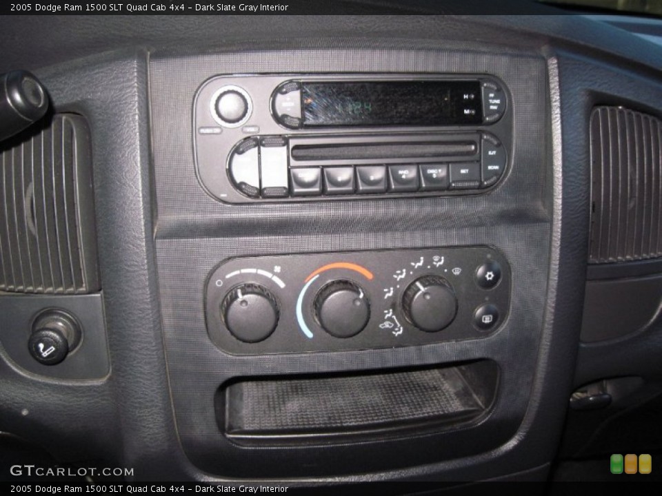 Dark Slate Gray Interior Controls for the 2005 Dodge Ram 1500 SLT Quad Cab 4x4 #60063462