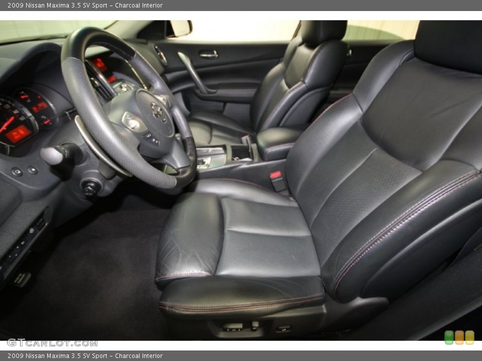 Charcoal Interior Photo for the 2009 Nissan Maxima 3.5 SV Sport #60063768