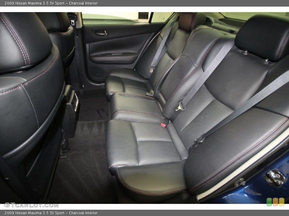 Charcoal Interior Rear Seat for the 2009 Nissan Maxima 3.5 SV Sport #60064039