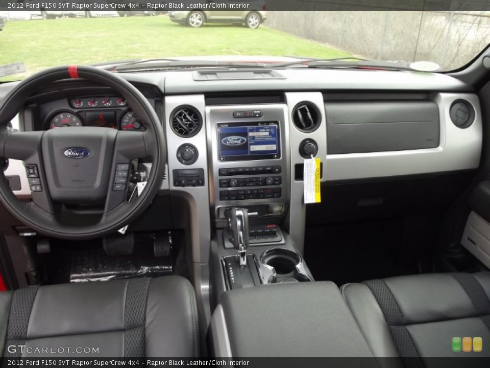 Raptor Black Leather/Cloth Interior Dashboard for the 2012 Ford F150 SVT Raptor SuperCrew 4x4 #60065568